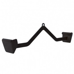 LattrekstangZwart-RubberCoating-handgreep-Anti-slip-GorillaSports