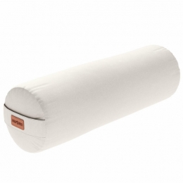 YogaBolster-Zandkleur-65x20cm-Yogakussen-Rond-GorillaSports
