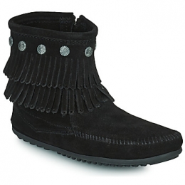 LaarzenMinnetonkaDOUBLEFRINGESIDEZIPBOOT