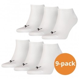PumasokkenSneakerwit9-pack-3538