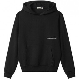 FleeceJackHinnominateCappuccioConStampaSulDavanti