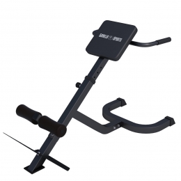 HyperextensieBank-Rugtrainer-romanchair-Zwart-GorillaSports