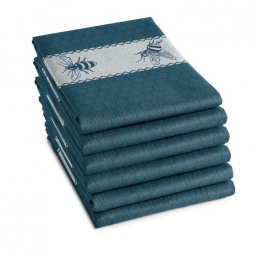 DDDDDTheedoekBeesPetrol-6stuks