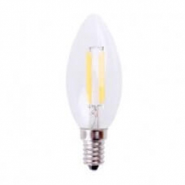 LEDE14Kaarslamp-Filament4W-2500K-440Lm