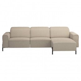 LeenBakker-HoekbankDaveRechts-ElektrischVerstelbaar-Stof-Taupe-172x275x79Cm