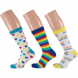 ApolloSokkenGiftboxDamesPrideBlue3-pack