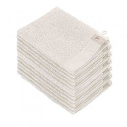WalraSoftCottonWashandjes15x21550gramStoneGrey-12stuks