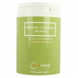 SpirulinaChlorCaps500NaturalEnergyLabophar
