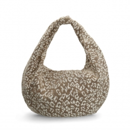 Goudkleurigepanterschoudertas