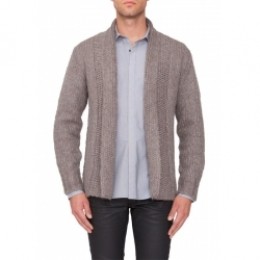 Knittedcardiganshawlcolor-AntonyMorato-Truienenvesten-Bruin