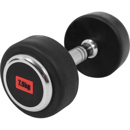 Dumbell-VasteHalter-GietijzermetRubbercoating-75kg-GorillaSports