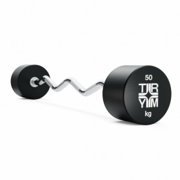 TRYMHalterstang-VasteHalter-Curlbar-EZ-curl-Gietijzer-CPU-50kg-GorillaSports