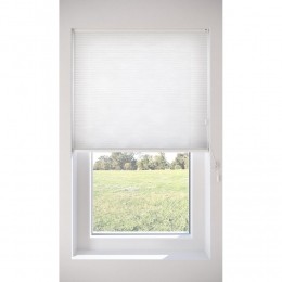 FenstrDubbelPlissgordijnLouWitTransparant