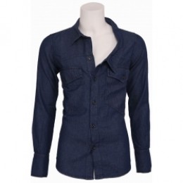 UphillDenim-ShirtJacket-Zumo-Overhemden-Blauw