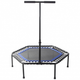 FitnessTrampoline-Blauw-100cm-Metverstelbaarhandvat-GorillaSports