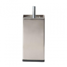 Stalenmeubelpootrvslookvierkant5bij5cmenhoogte10cmM85x5cm