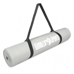 Yogamat-Fitnessmat-PVC-180x60x05-Grijs-GorillaSports