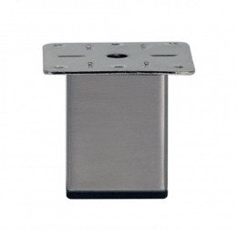 Stalenmeubelpootrvslookvierkant5bij5cmenhoogte7cm