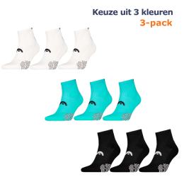 HEADPadelSokkenQuarter3-packWit-3538