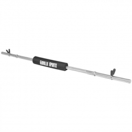 Halterstang-Barbell-170cm-MetBarPad-Nekkussen-3031mm-InclVeersluiting-GorillaSports