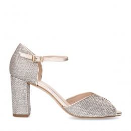 Goudenglittersandalenmethak