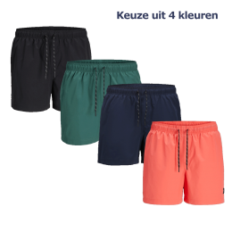 JackJonesZwembroekJPSTMAUISolidAKMZwart-XXL