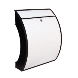 Burg-WchterTurnkunststofbrievenbus-satijnwit