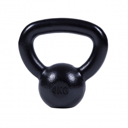 Kettlebell4kgGietijzerZwart-GorillaSports