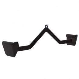 LattrekstangZwart-RubberCoating-handgreep-Anti-slip-GorillaSports