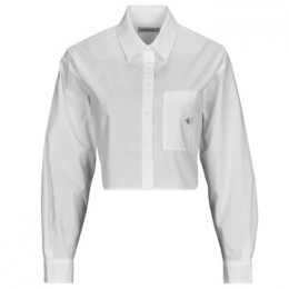 OverhemdCalvinKleinJeansWOVENLABELCROPPEDSHIRT