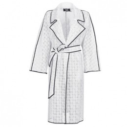 TrenchcoatKarlLagerfeldKLEMBROIDEREDLACECOAT