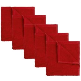 TheOneKeukendoek50x50cmRood-5stuks