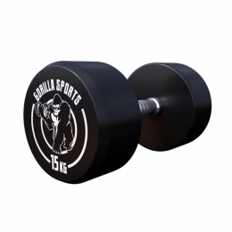 Dumbbell-15kg-Halter-Vastedumbell-Gietijzer-GorillaSports