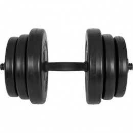 GyroneticsDumbell-Kunststof-20kg-25mm-Enstang-GorillaSports