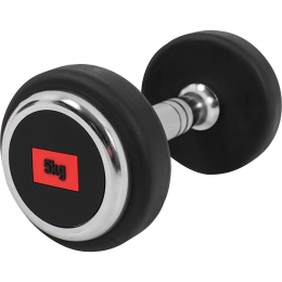 Dumbell-VasteHalter-GietijzermetRubbercoating-5kg-GorillaSports