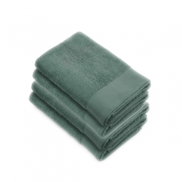 WalraSoftCottonHanddoek70x140cm550gramLegergroen-4stuks