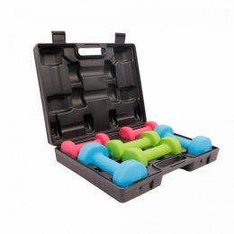 Dumbellset-Halterset-Aerobic-12kg-Inkoffer-GorillaSports