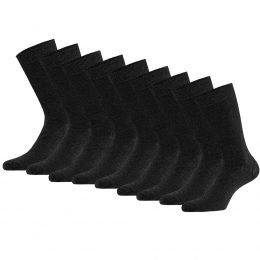 ApolloSokkenBasicBambooAntracietMelange9-pack-4346