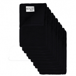 TheOneGastendoekBlack10stuks30x50