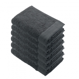 WalraRemadeCottonHanddoek70x140cm550gramGrey-6stuks