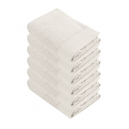 WalraSoftCottonBaddoek60x110cm550gramKiezelGrijs-6stuks