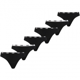 PumaStringDamesZwart6-Pack-S