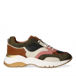 Groenesudesneakersmetmulticolourdetails
