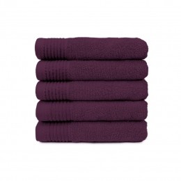 TheOneBadhanddoek450gram70x140cmPlum5stuks