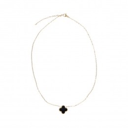 Goudkleurigeklavertjesketting