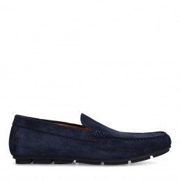 Donkerblauwesudeloafer