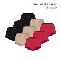 TenCateSecretsHighWaistSlip3-packZwart-S