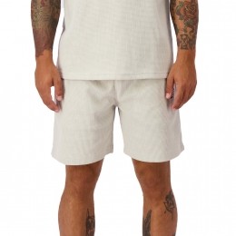 BlackBananasMonogramWaffleShorts