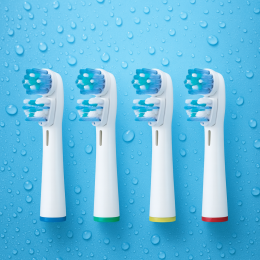 HuismerkUniverseleopzetborstelsvoordeOralBDualClean-4st