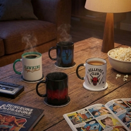 StrangerThings4xMugsCoastersBundle